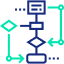 Icon= representing a workflow or flowchart